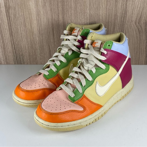 Nike Dunk High Next Nature 'Multi-Color' DZ5638-500 GS 4.5Y / Women’s Size 6 - Picture 3 of 9